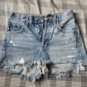 Agolde high waisted shorts